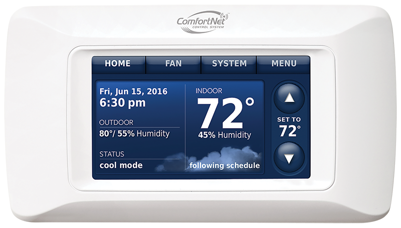 ComfortNet Thermostat Image - Sold by Lockey Heating and Air