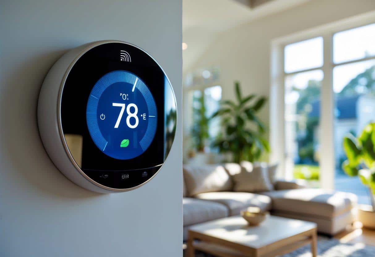 Smart thermostat helping improve home comfort and reduce energy costs